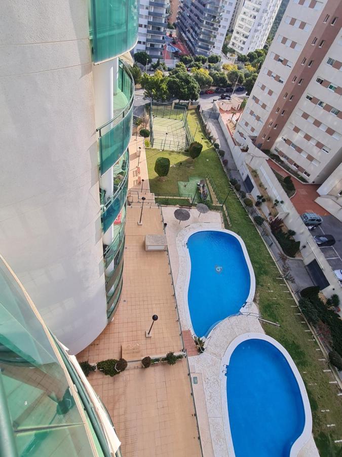 Elegant 2-Bedroom Apartment In Benidorm With Private Pool And Scenic Garden Views Cala de Finestrat Esterno foto